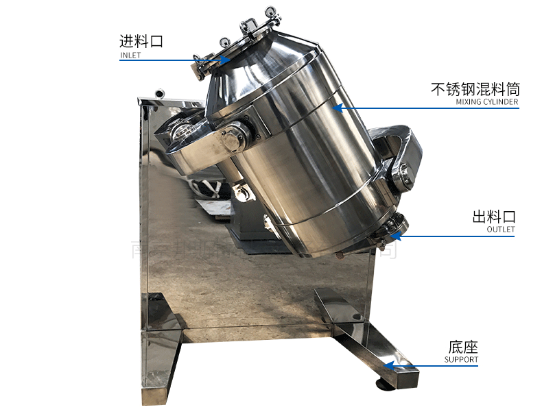 三維混合機(jī)結(jié)構(gòu)